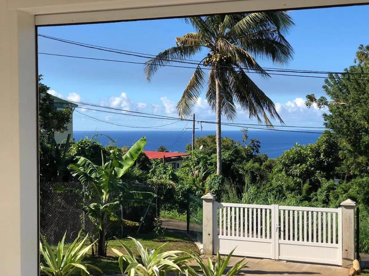 Cottage Creole Vue Mer & Volcan, Plage A 5 Minutes Gourbeyre